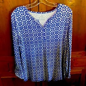 T By Talbots UPF 50+ Rayon Spandex Tunic